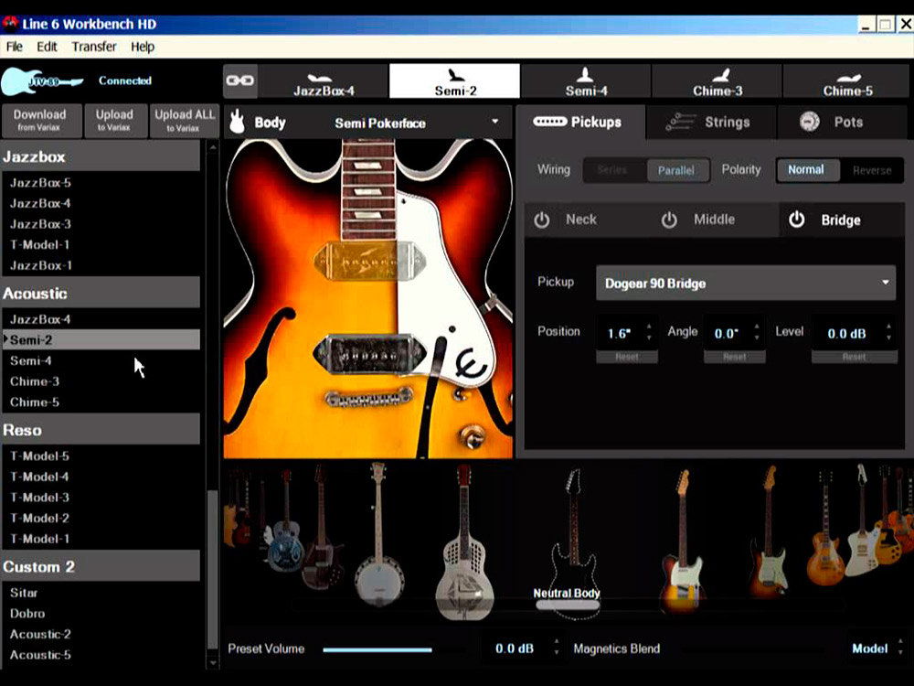 Line 6 WORKBENCH HD Virtual Instruments Software en