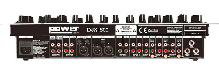 DJX 800 USB Power Acoustics
