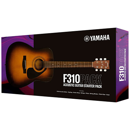 Pack F310PII Tobacco Brown Sunburst + Accessoires Yamaha