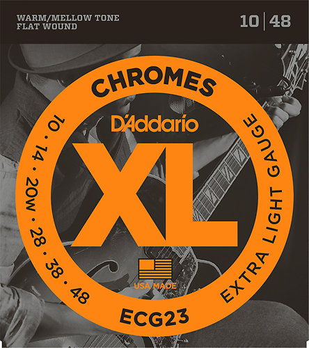 D'Addario ECG23 - Filet Plat 10/48