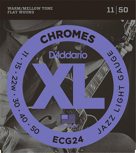 D'Addario ECG24 - 11/50 Filet Plat