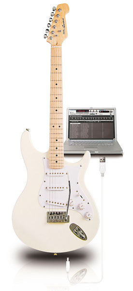 ギター Behringer USB Guitar iAXE 624 Centari Behringer CENTARI USB GUITAR iAXE624-BD - Guitare forme ST