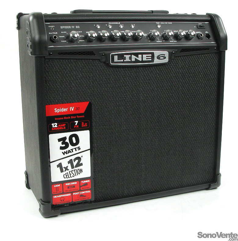 SPIDER IV 30 WATTS : Electric Guitar Combo Line 6 - SonoVente.com - en