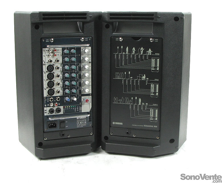 STAGEPAS  : Enceinte   Système Amplifié Yamaha   SonoVente.com