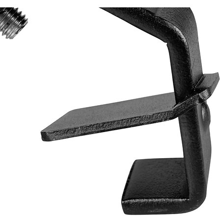 CR 50 30X6LIN Crochet à linguet noir pour tube diamètre 50 mm ASD