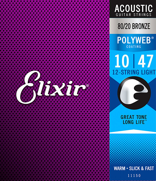 Elixir 11150 Polyweb 10/47 Light 12-String