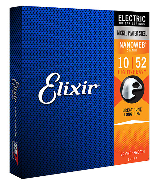 Elixir 12077 Nanoweb 10/52 Light-Heavy