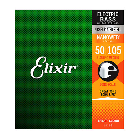 Elixir 14102 Nanoweb 50/105 Bass Heavy