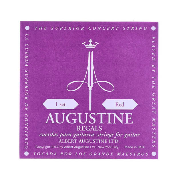 augustine red classical guitar strings