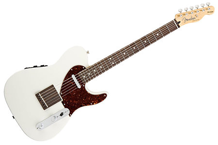 Fender ACOUSTASONIC TELE - White