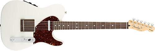 Fender ACOUSTASONIC TELE - White