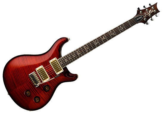 PRS CU24TRB25 Fire Red Burst