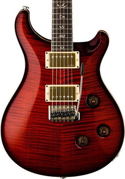 PRS CU24TRB25 Fire Red Burst