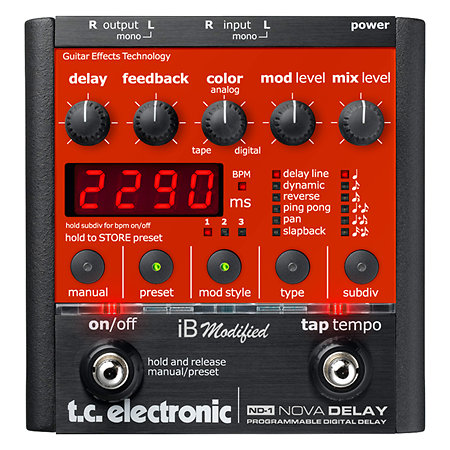ND-1 Nova Delay : Electric Guitar Effects TC Electronic