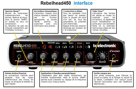 TC Electronic Rebelhead RH 450