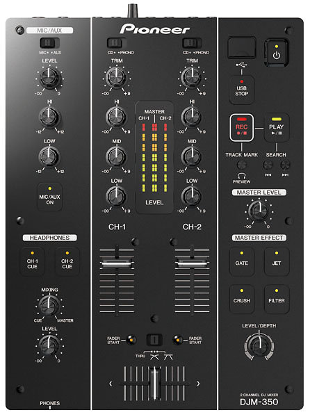 DJM 350 : DJ Mixer Pioneer DJ - SonoVente.com - en