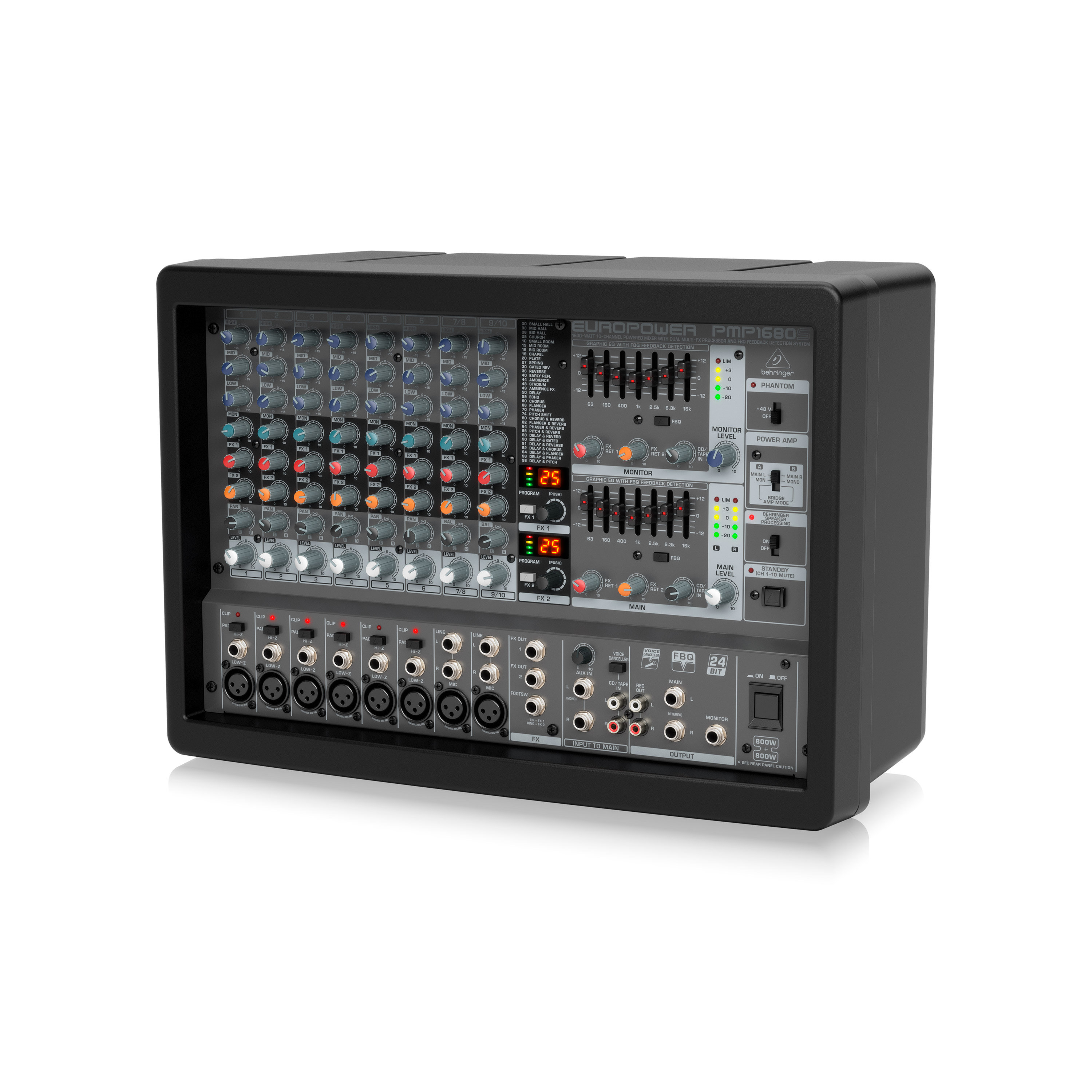 Behringer PMP1680S EUROPOWER Console de Mixage Amplifiée