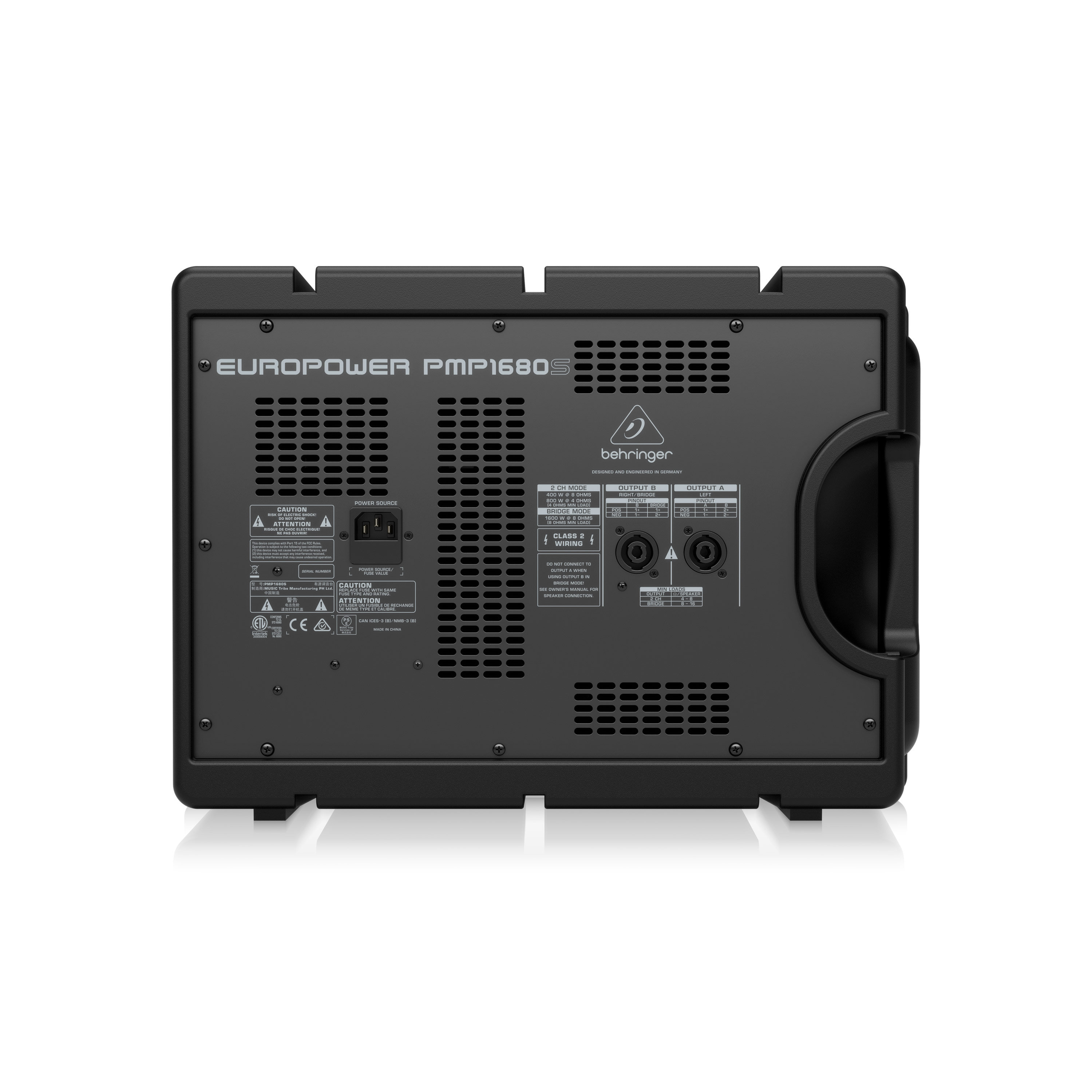 Behringer PMP1680S EUROPOWER Console de Mixage Amplifiée