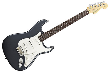 American Standard Strat - Charcoal Frost Met RW Fender