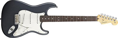 American Standard Strat - Charcoal Frost Met RW Fender
