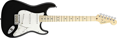 American Standard - Black MN Fender