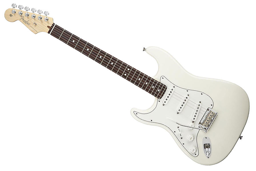 American Standard Strat - Gaucher - Olympic White - Rwd Fender