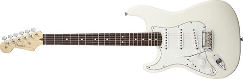 American Standard Strat - Gaucher - Olympic White - Rwd Fender