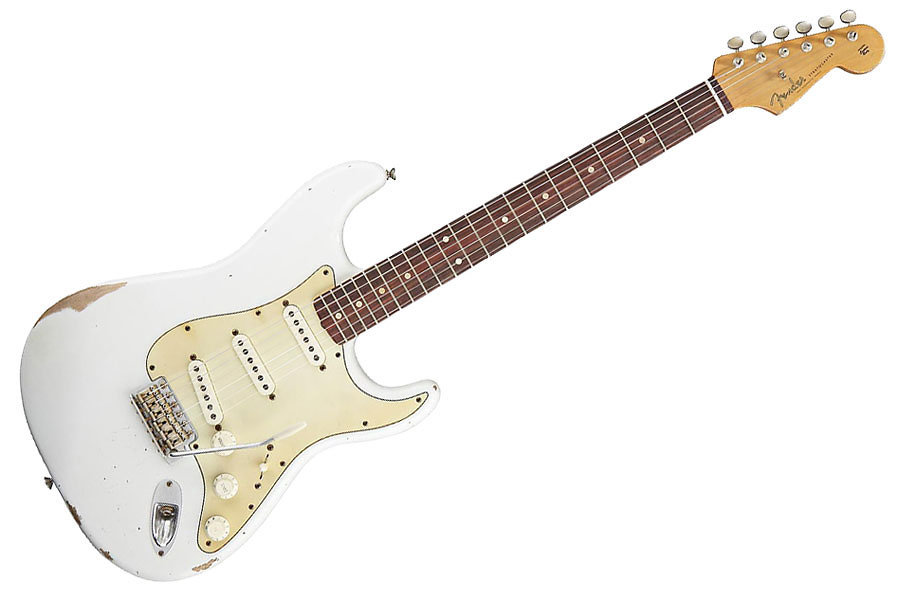 Road Worn 60's Strat - Olympic White RW : ST Style Guitar Fender 