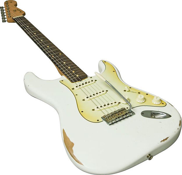 Road Worn 60's Strat - Olympic White RW : ST Style Guitar Fender 