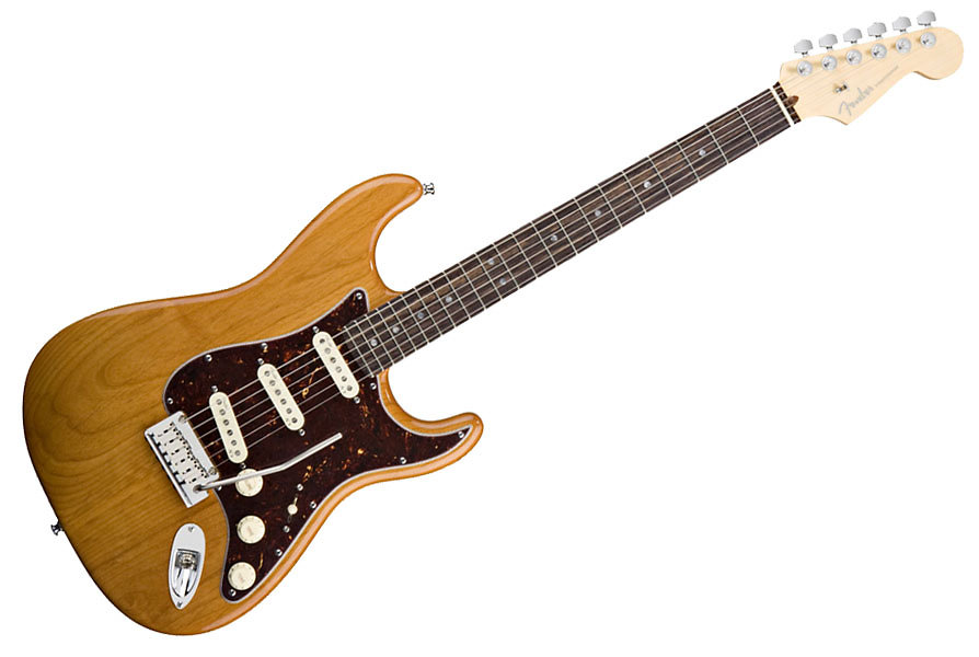 American Deluxe Strat - Amber RW Fender