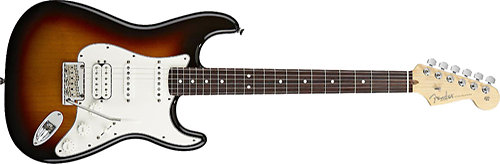 American Standard Strat HSS - Sunburst - Rwd Fender