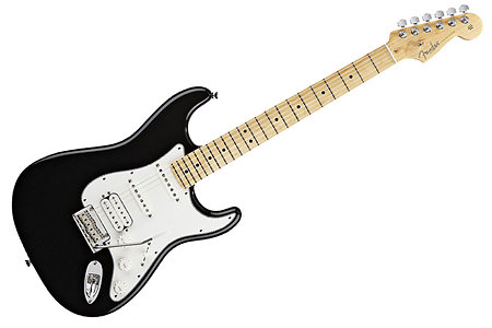 American Standard Strat HSS - Black Fender