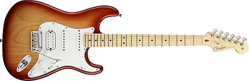 American Standard Strat HSS - Sienna Sunburst Fender