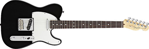American Standard Telecaster - Black - Rwd Fender
