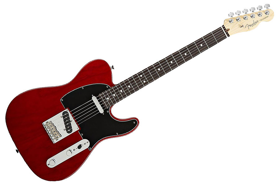 American Standard Telecaster - Crimson Red Transparent - Rwd Fender