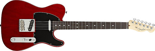 Fender American Standard Telecaster - Crimson Red Transparent - Rwd