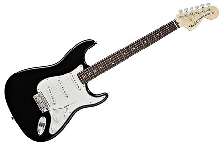 Highway One Strat - Black - Rwd Fender