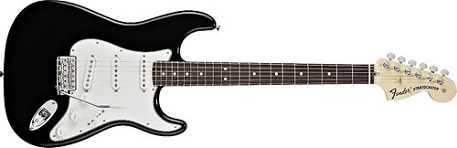 Highway One Strat - Black - Rwd Fender