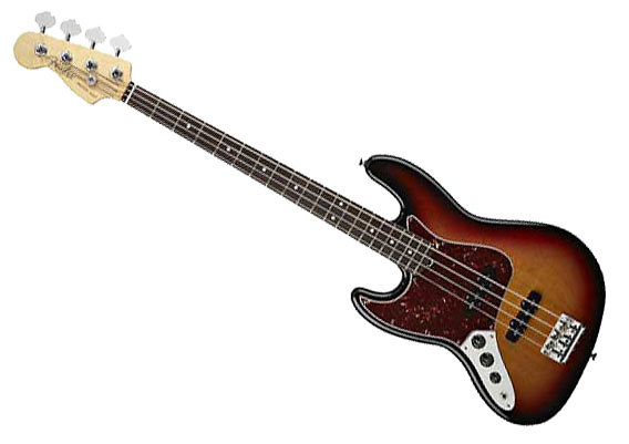 American Standard Jazz Bass - Sunburst - Gaucher Fender