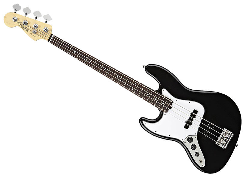 American Standard Jazz Bass - Black - Gaucher Fender