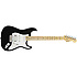 American Standard Strat HSS - Black Fender