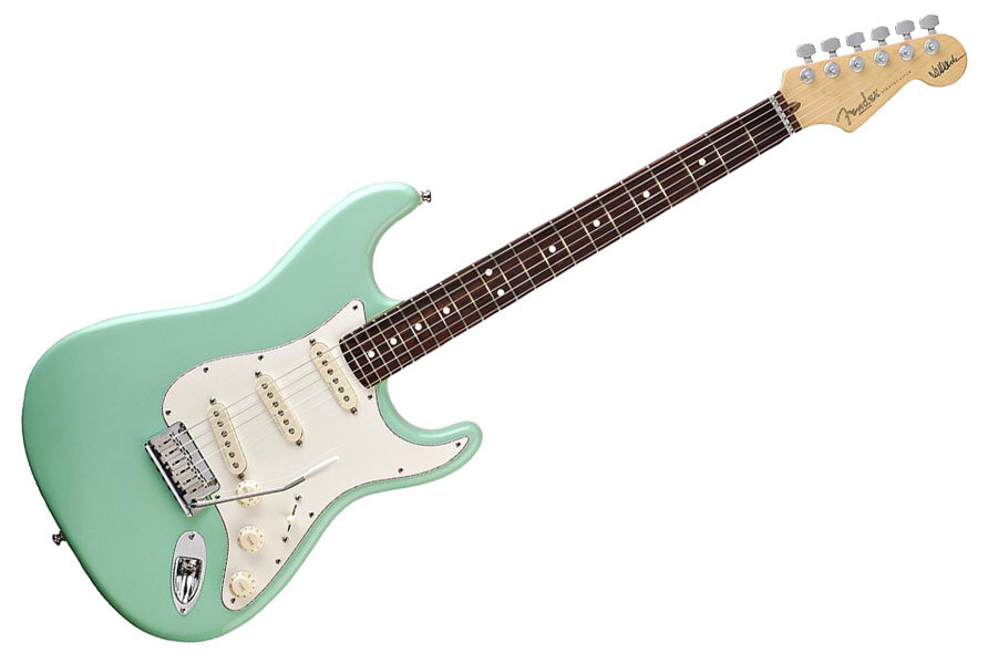 fender jeff beck stratocaster surf green