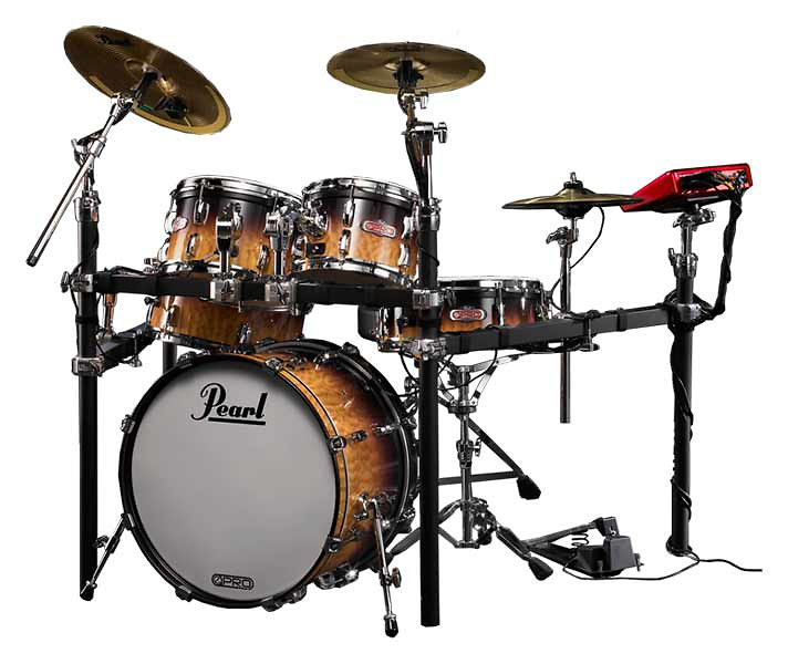 EPRO LIVE CYMBALES CUIVRE QUILTED MAPLE FADE Pearl