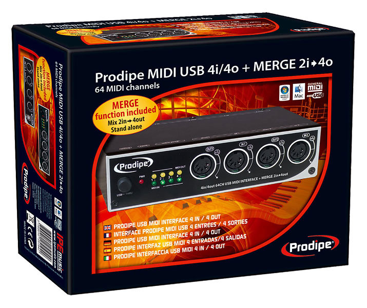 HIL PRO 4I4O MIDI USB Prodipe