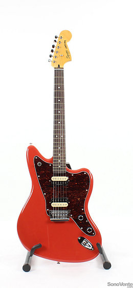 Vintage Modified Jaguar HH Fiesta Red Squier by FENDER