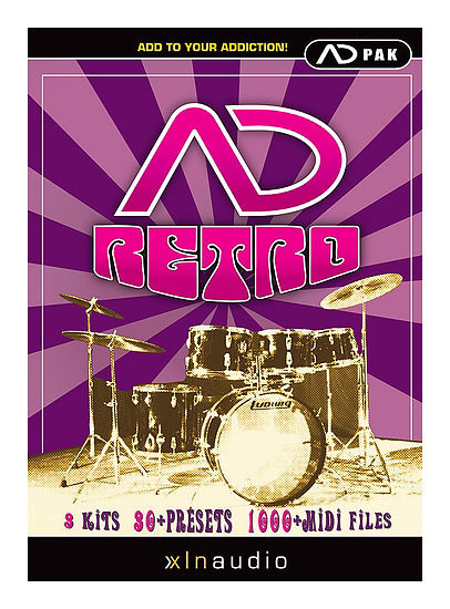 XLN Audio ADDICTIVE DRUMS - Retro ADpak