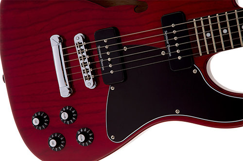 Jim Adkins JA-90 Telecaster Thinline Crimson Red Fender