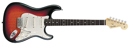 Vintage Hot Rod '62 Strat 3 Colour Sunburst Fender