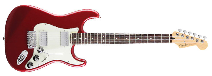 Blacktop Stratocaster HH Candy Apple Red Fender