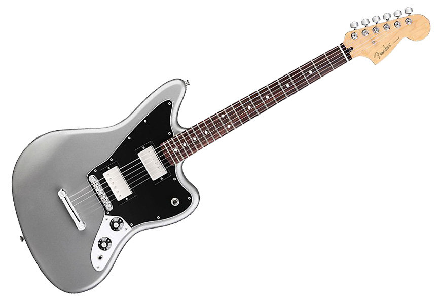 Fender Blacktop Jaguar HH Silver